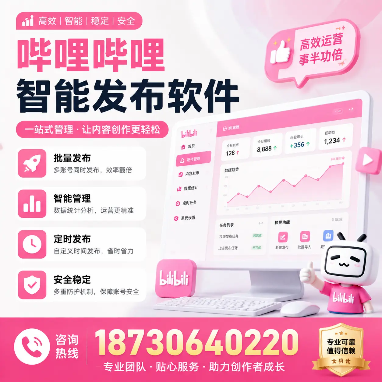 如何评估哔哩哔哩智能发布软件的ROI?新余 企业必读